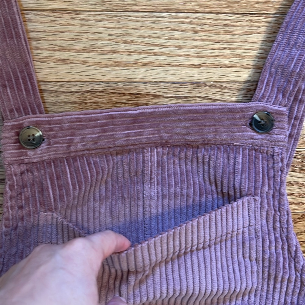 NWT Wild Fable Pink Corduroy Overall Jumper Dress - Picture 6 of 11